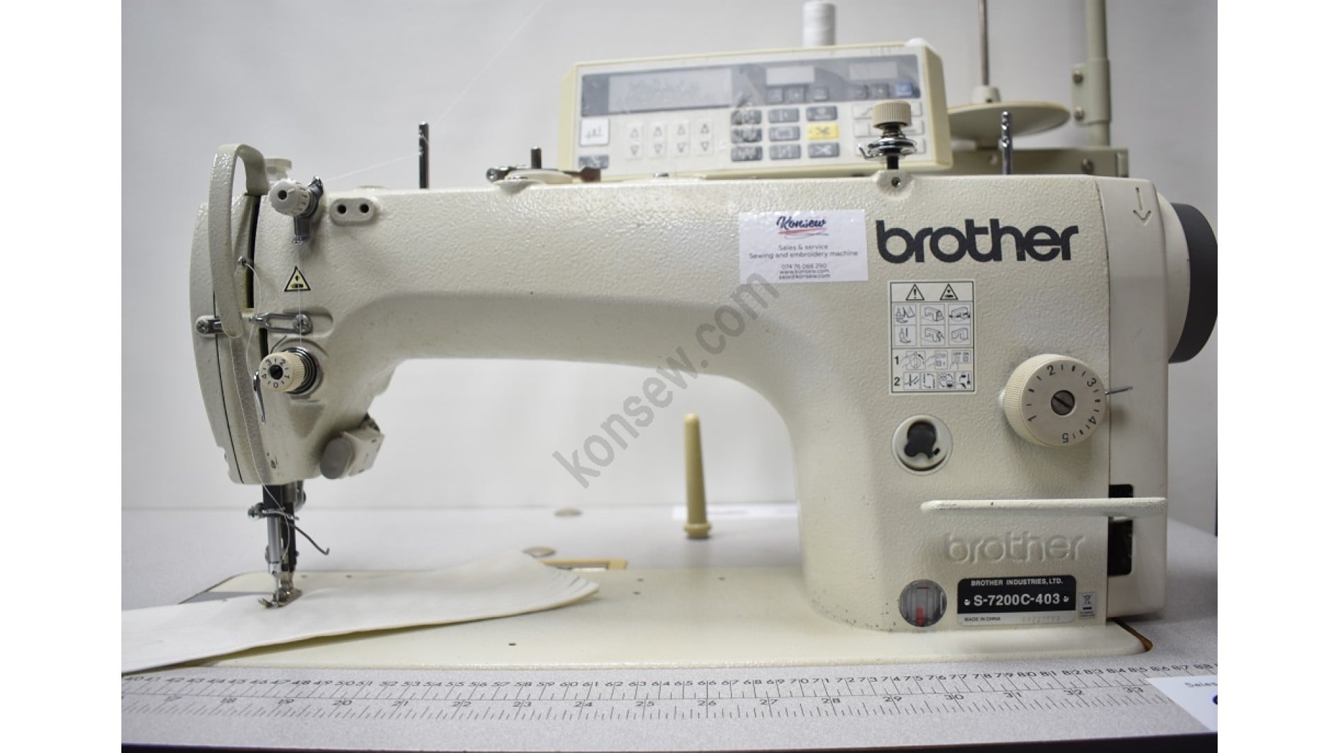 Buy BROTHER S7200C 403 DIRECT DRIVE INDUSTRIAL SEWING MACHINE in UK Price, manual PDF, reviews